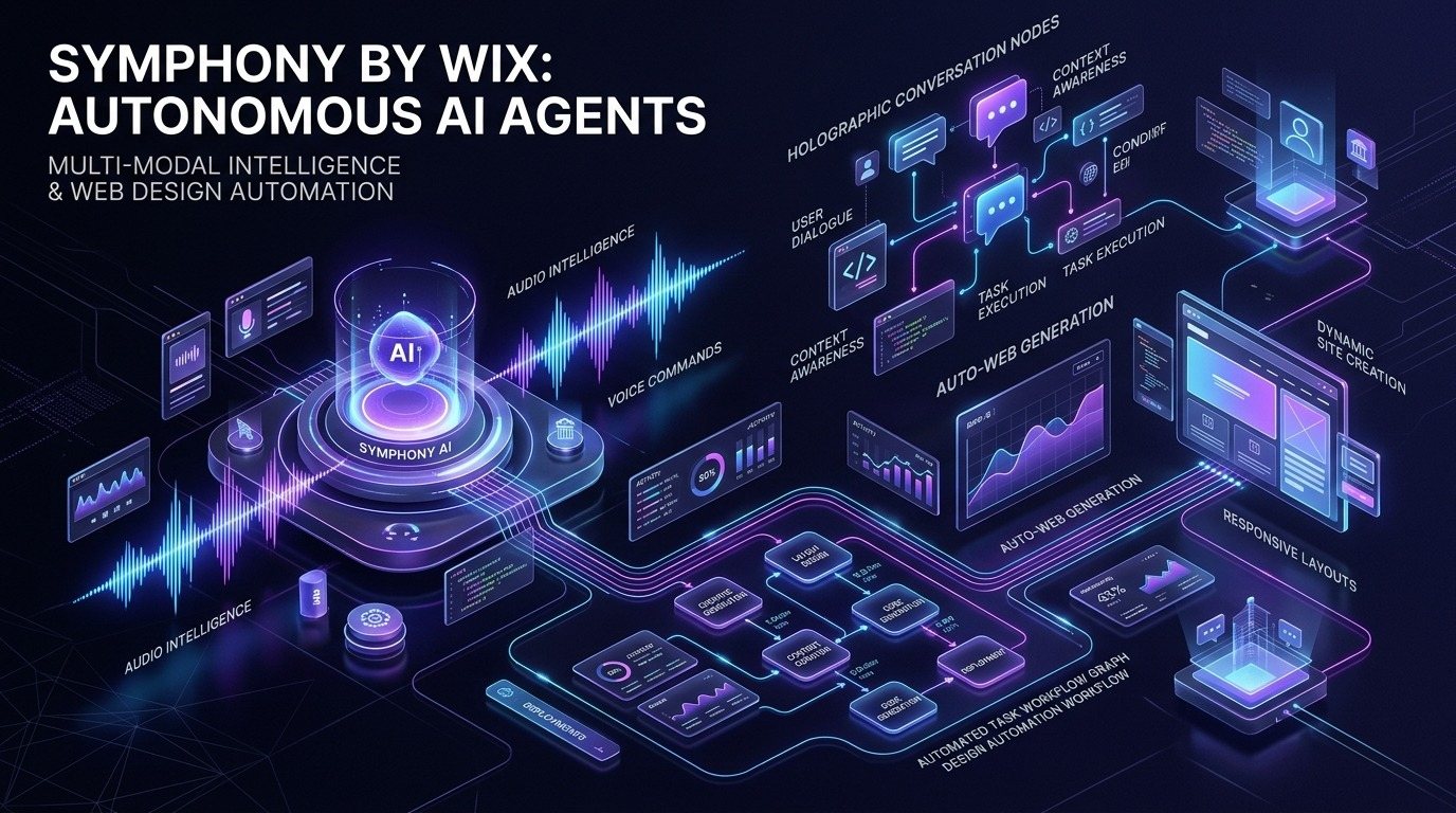 Symphony by Wix 深度实战：企业级自适应 AI Agent 如何重构独立站获客与运营工作流